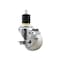 Service Caster 3'' Nylon Swivel 1-7/8'' Expanding Stem Caster with Brake SCC-EX20S314-NYS-TLB-178 - alternate 1